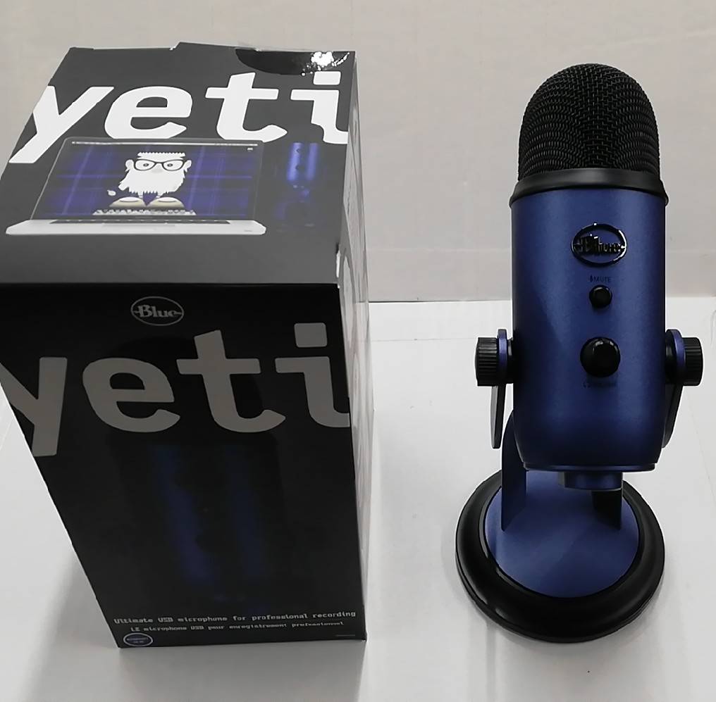 1/3☆家電コーナーより入荷情報です!〈プロ仕様の高性能マイク Blue