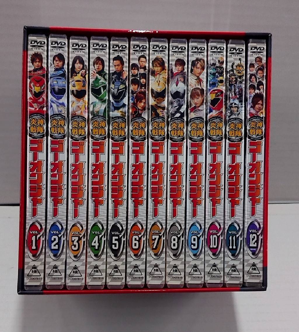 DVD「ボウケンジャー」全12巻　封入特典カード　全巻収納BOX付き　国内正規品轟轟戦隊