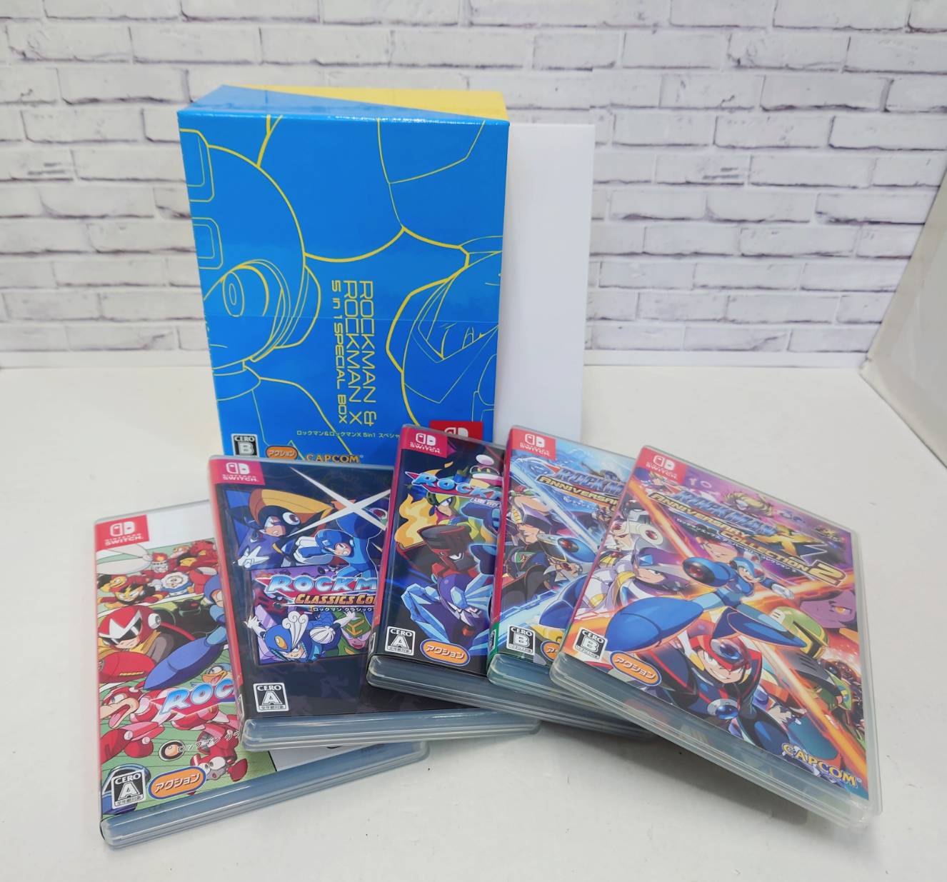 送料込】 ロックマンu0026ロックマンX switch版 スペシャルBOX 5in1 Nintendo Switch - christinacooks.com